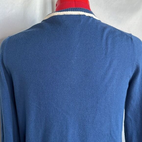 SM373 Mexx blue and white cardigan - Picture 6 of 10